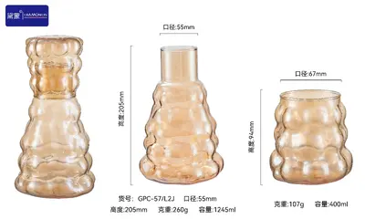 High Borosilicate Glass Pitcher 522ml - GPB-56A