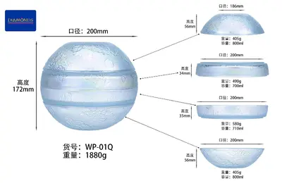 Heat-Resistant Glass Bowl - BW-002J