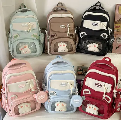 Pastel School Backpack - 6020