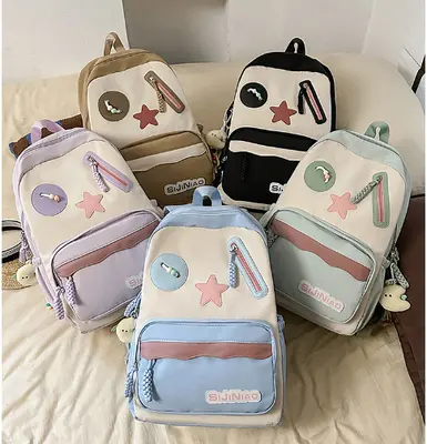 Pastel School Backpack - 6545