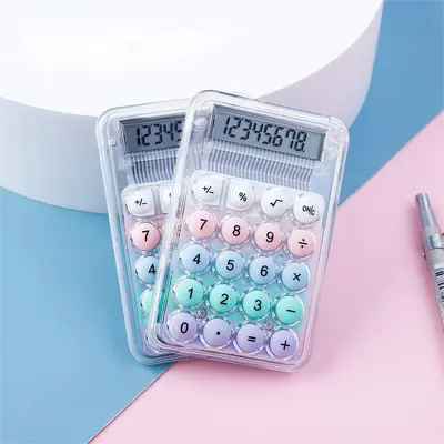 Transparent Colorful Calculator - Small