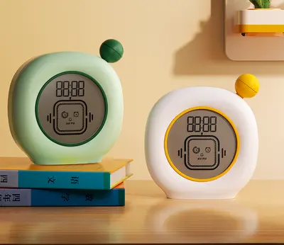 JN-201C Circular Electronic Clock Alarm Clock