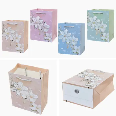 Purple Gold Foil Gift Bag - EST-3220M