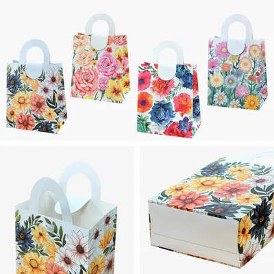 Red PVC PVC Gift Bag - EST-3256M