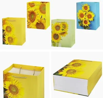 Gold Printed Gift Bag - EST-3330L