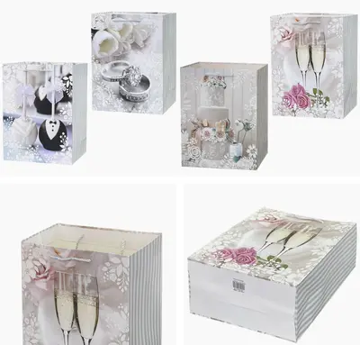 Purple Glitter Gift Bag - EST-3335S