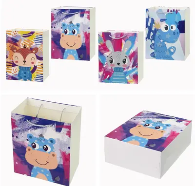 Red Glitter Gift Bag - EST-3341XL