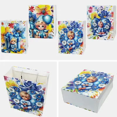 Decorative Glitter Gift Bag - EST-3373M