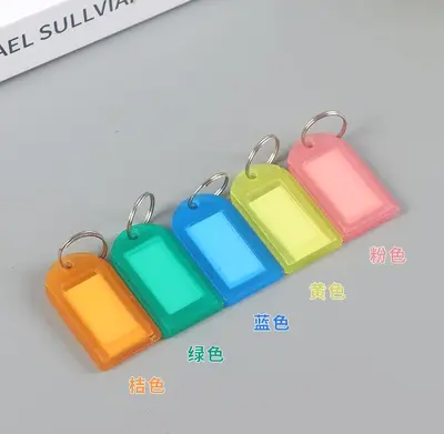 0105 Key Plate Crystal Color - PVC Bucket 50 Pieces