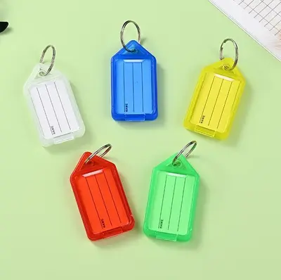 0115 Key Plate Crystal Color - PVC Bucket 50 Pieces