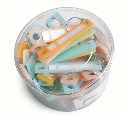 0110 Key Plate Crystal Color - PVC Bucket 50 Pieces