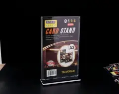 8901 Vertical Double-color Table Sign 55*90