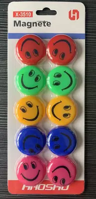 X-3510 Smile Magnetic Snap 10 pieces