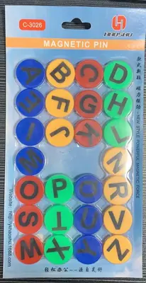 C-3026 English Alphabet Magnetic Snap 26 pieces
