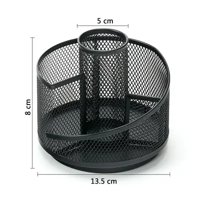 2011 four-compartment rotating pen holder