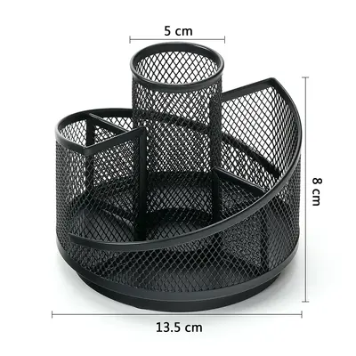 2012 five-compartment rotating pen holder