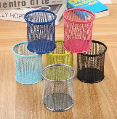 C802 colorful round pen holder