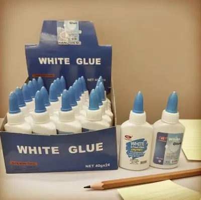 40 grams White Adhesive Box