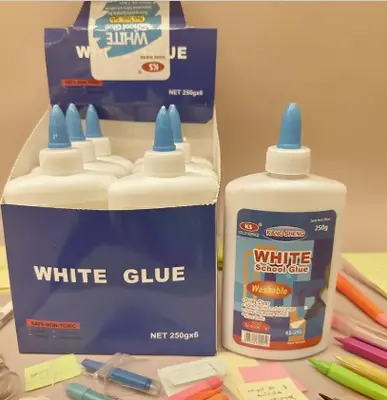 250 grams White Adhesive Box