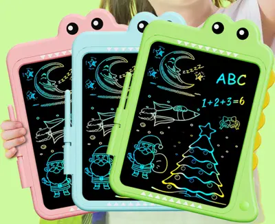 Cartoon frog LCD color writing tablet