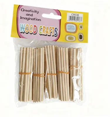 C0036 Educational Round Sticks 3.5 Primary Colors (100 Sticks)