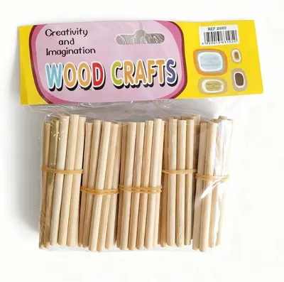B0050 Educational Round Sticks 5.0 Primary Colors (100 Sticks)