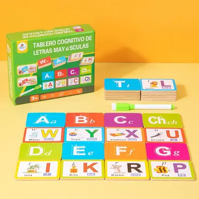 Eraser Letters - Spanish Color Box
