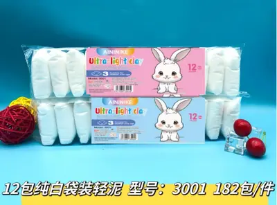 3001 - English 12 Colors All White Clay