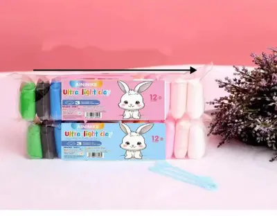 0812 - 80g Clay 12 Colors