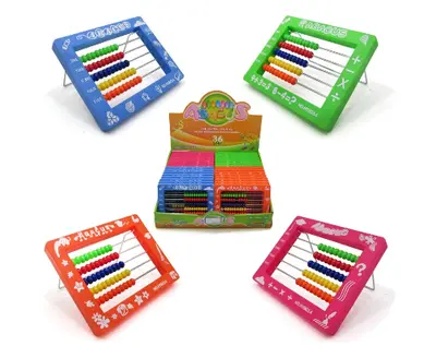 HY8014 abacus iron shaft iron frame display box