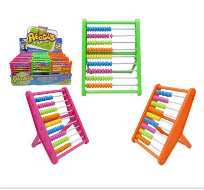 HY8017 three-dimensional plastic shaft small abacus display box