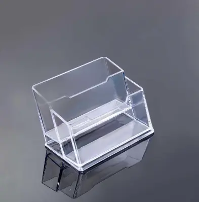 21 Transparent Desktop Nameplate Stand Double Layer