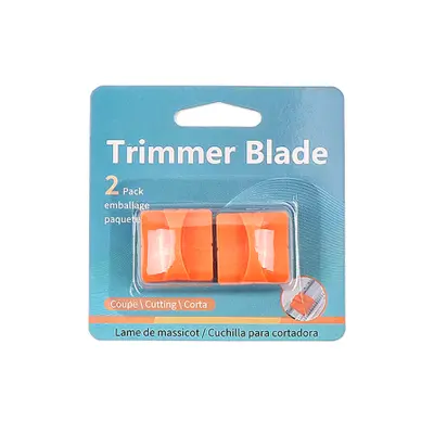 2-Pack of Double-Edge Cutting Spare Blades for Triangular Blades