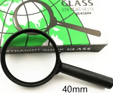 40mm Plastic Sheet Magnifying Glass in Box