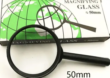 50mm Plastic Sheet Magnifying Glass in Box