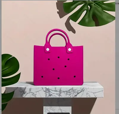 Printed beach bag medium size