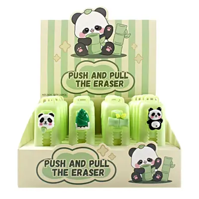 2424 Panda Push-Pull Eraser
