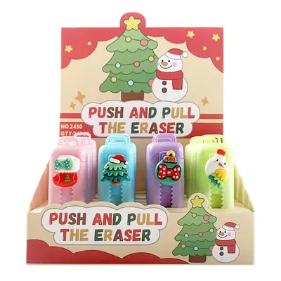 2430 Christmas Push-Pull Eraser