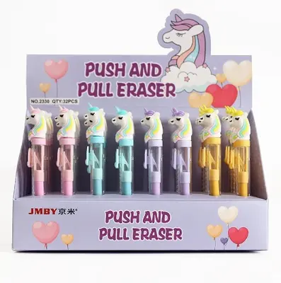 2330 Unicorn Push-Pull Eraser