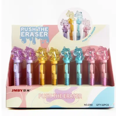 2350 Unicorn Push-Pull Eraser