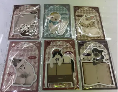 25XK128 Forest Reporter Animal Series Post-it Notes, 30 sheets