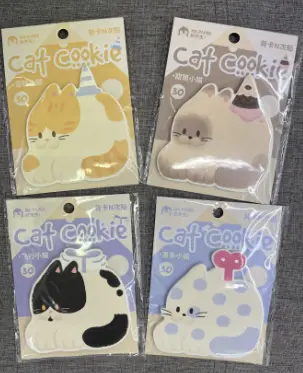 25XK168 Fluffy Cat Cookies Series, 30 sheets