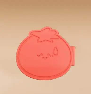 FCGY-B04 Strawberry Flavor Bean Notebook - Tomato