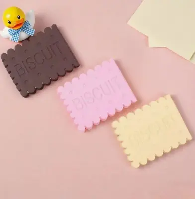 FCGY013 Square Cookie Bean Notebook - Mixed Colors