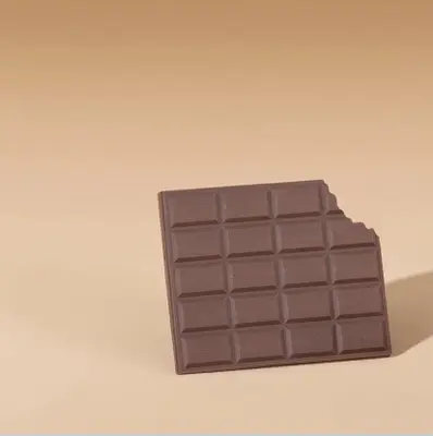 FCGY015 Small Grid Chocolate Gap Bean Notebook - Mixed Colors