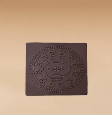 FCGY018 Square Chocolate Bean Notebook - Mixed Colors