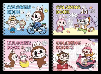 A5 Paper Cover - Coloring Book Labubu