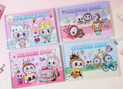 A4 Paper Cover - Coloring Book Labubu