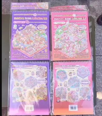 A4 - Landscape Book 8 + 8 scenes - Random combination - Hardcover cover