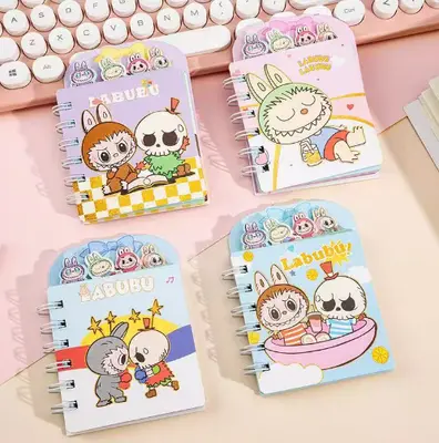 A7 Hard Cover - Coil Pocket Book Top - Labubu